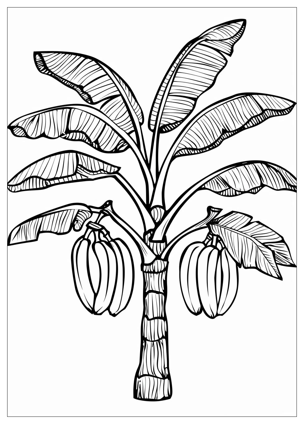 Banana Tree Coloring Pages-8