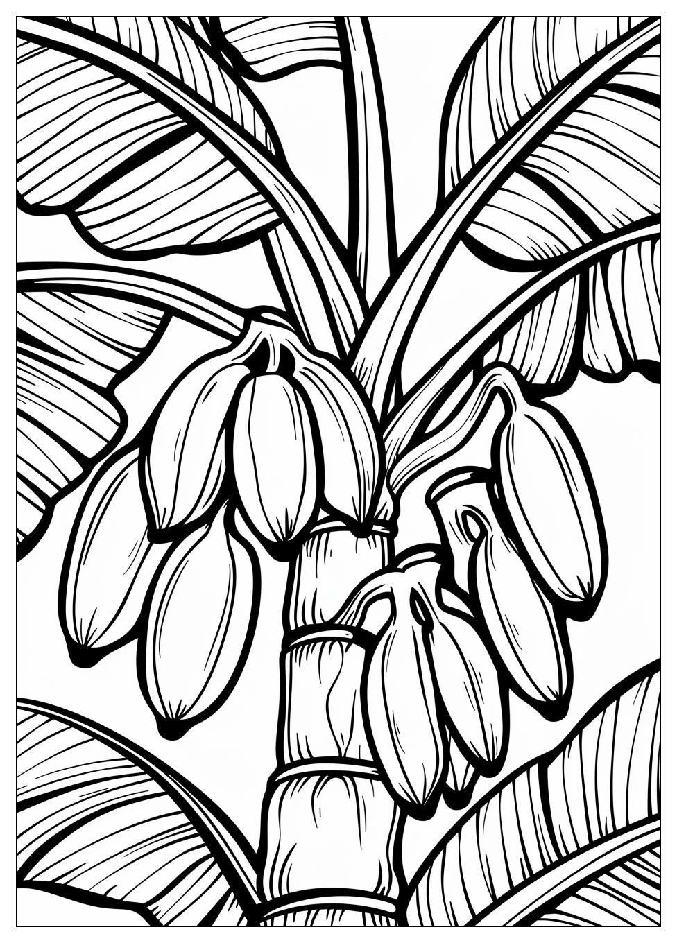 Banana Tree Coloring Pages-9