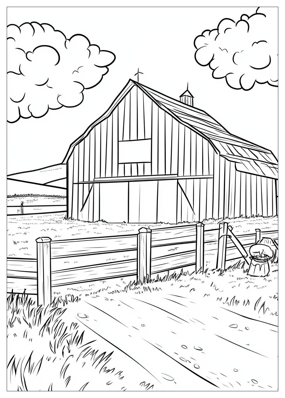 Barn Coloring Pages-2