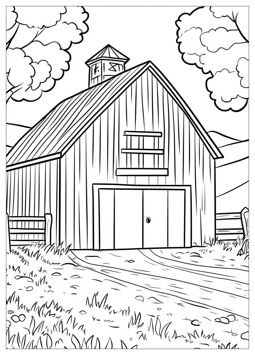 Barn Coloring Pages-3