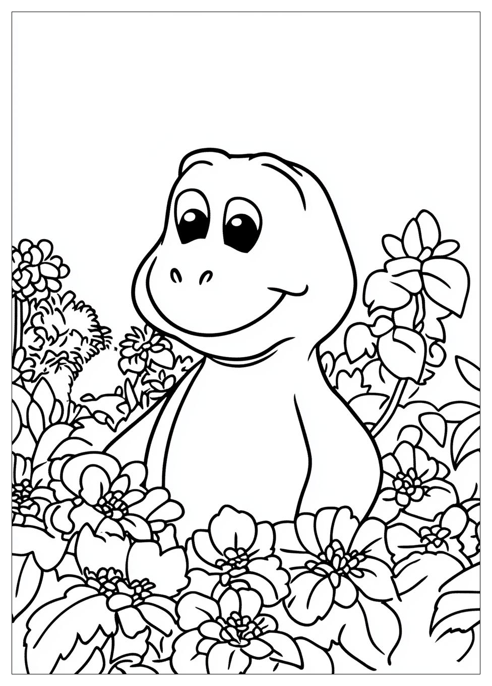 Barney Coloring Pages-10