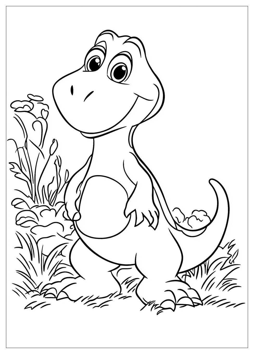 Barney Coloring Pages-12