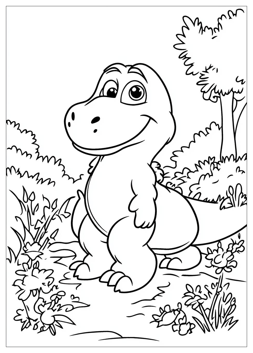 Barney Coloring Pages-13