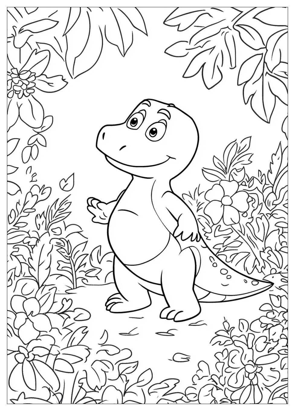 Barney Coloring Pages-14