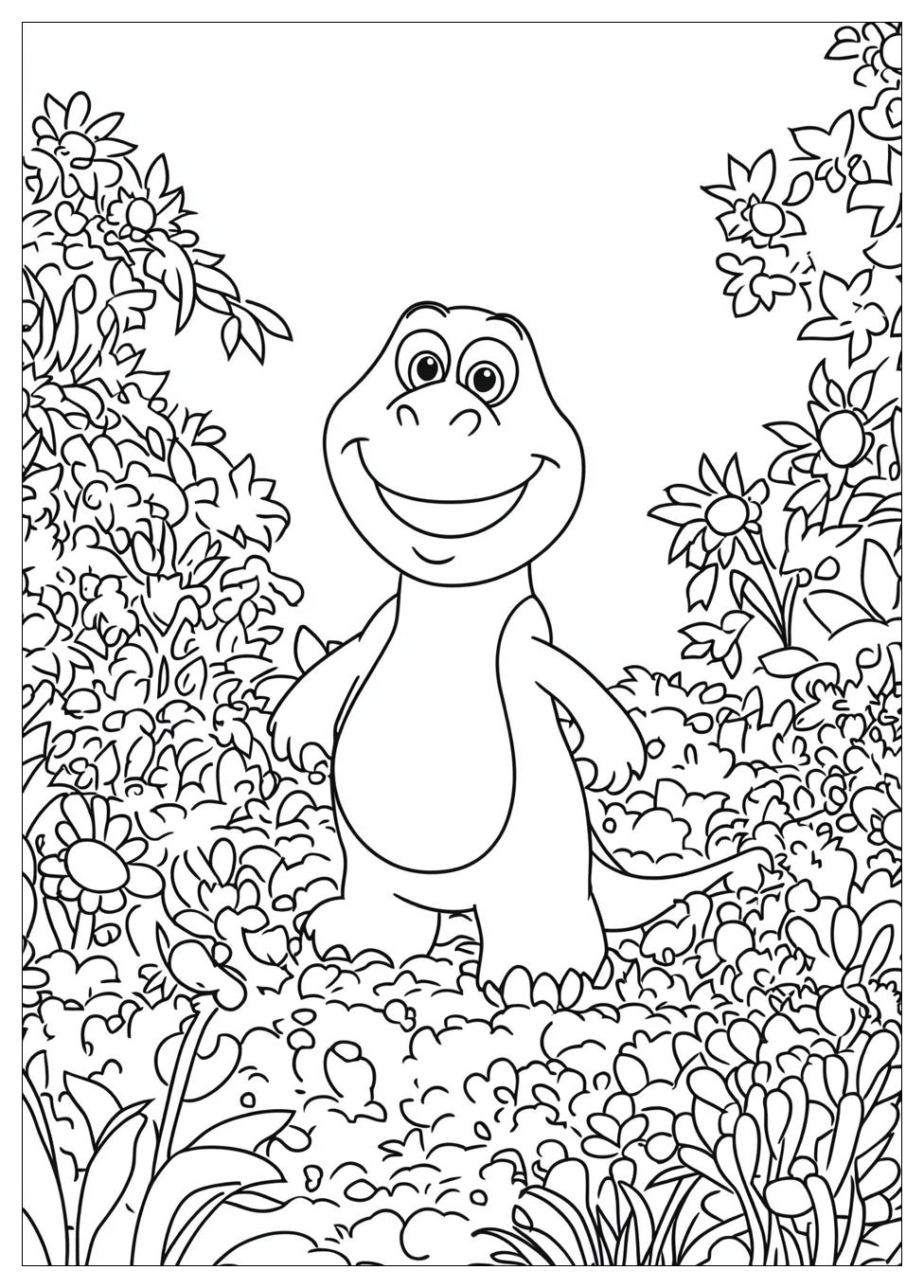 Barney Coloring Pages-15