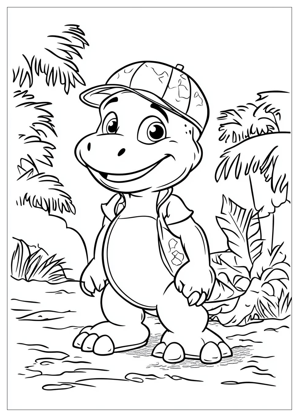 Barney Coloring Pages-16