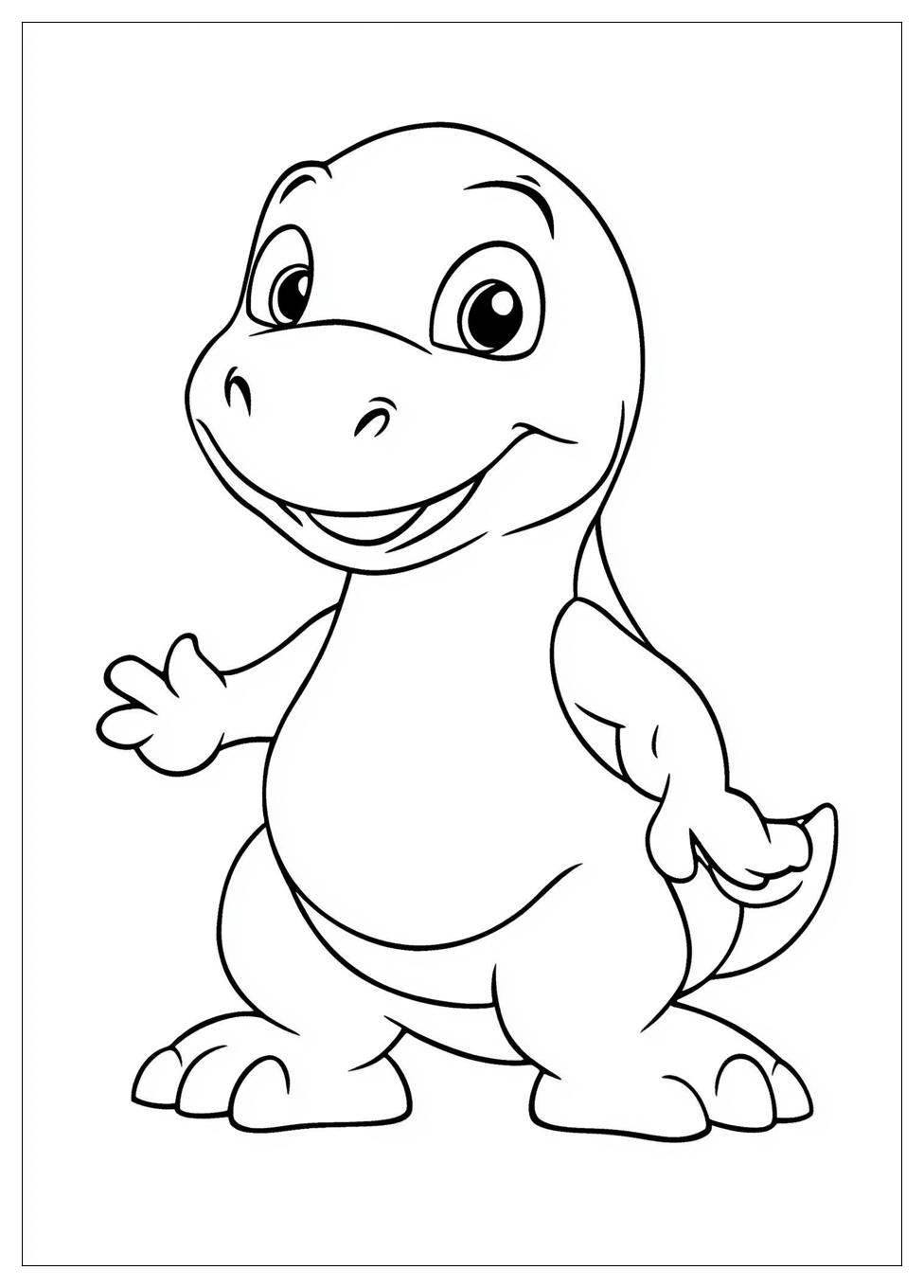 Barney Coloring Pages-18