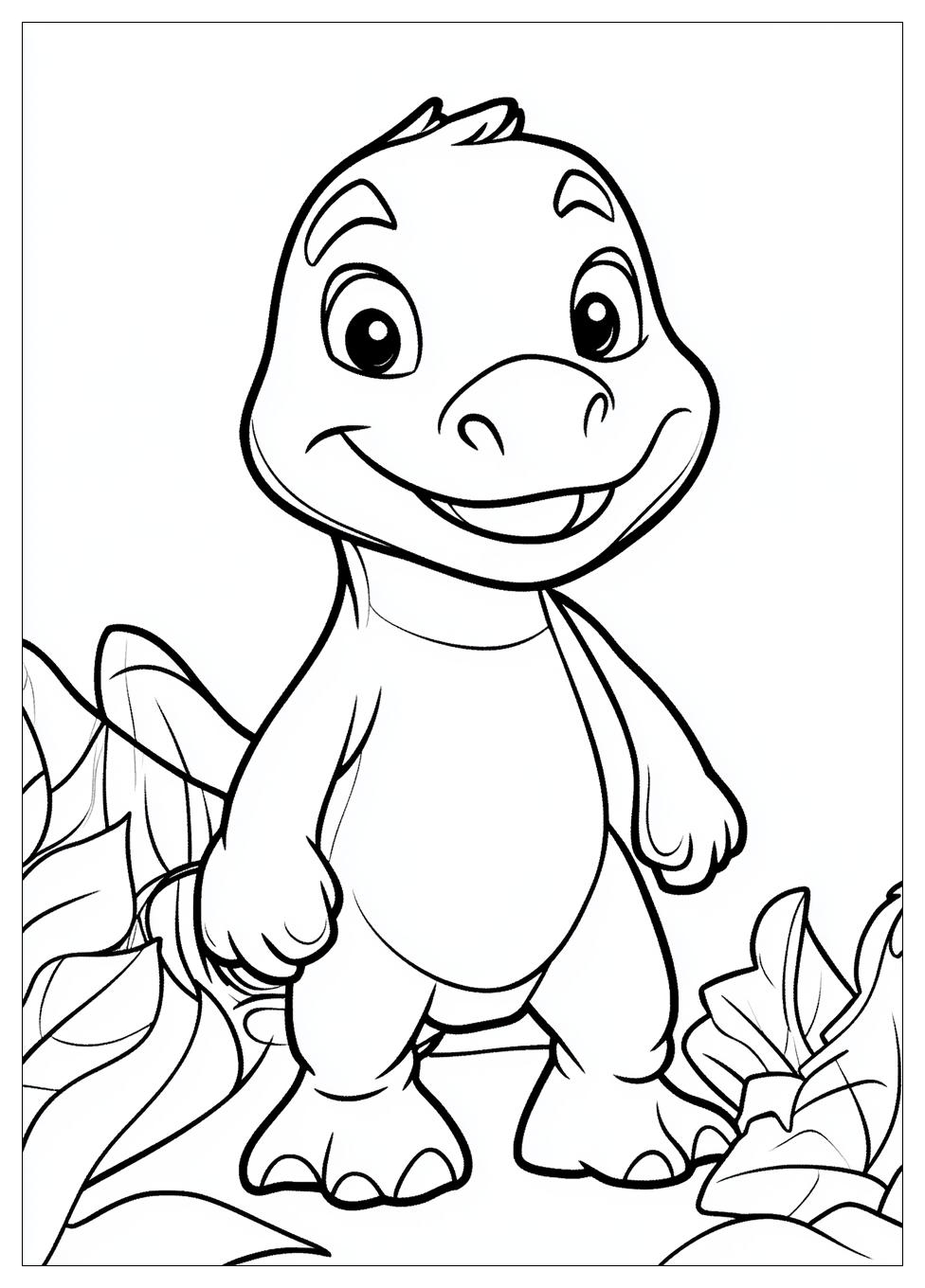 Barney Coloring Pages-19