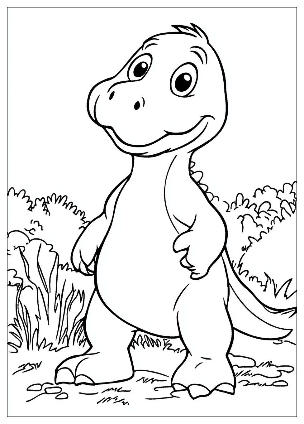 Barney Coloring Pages-5