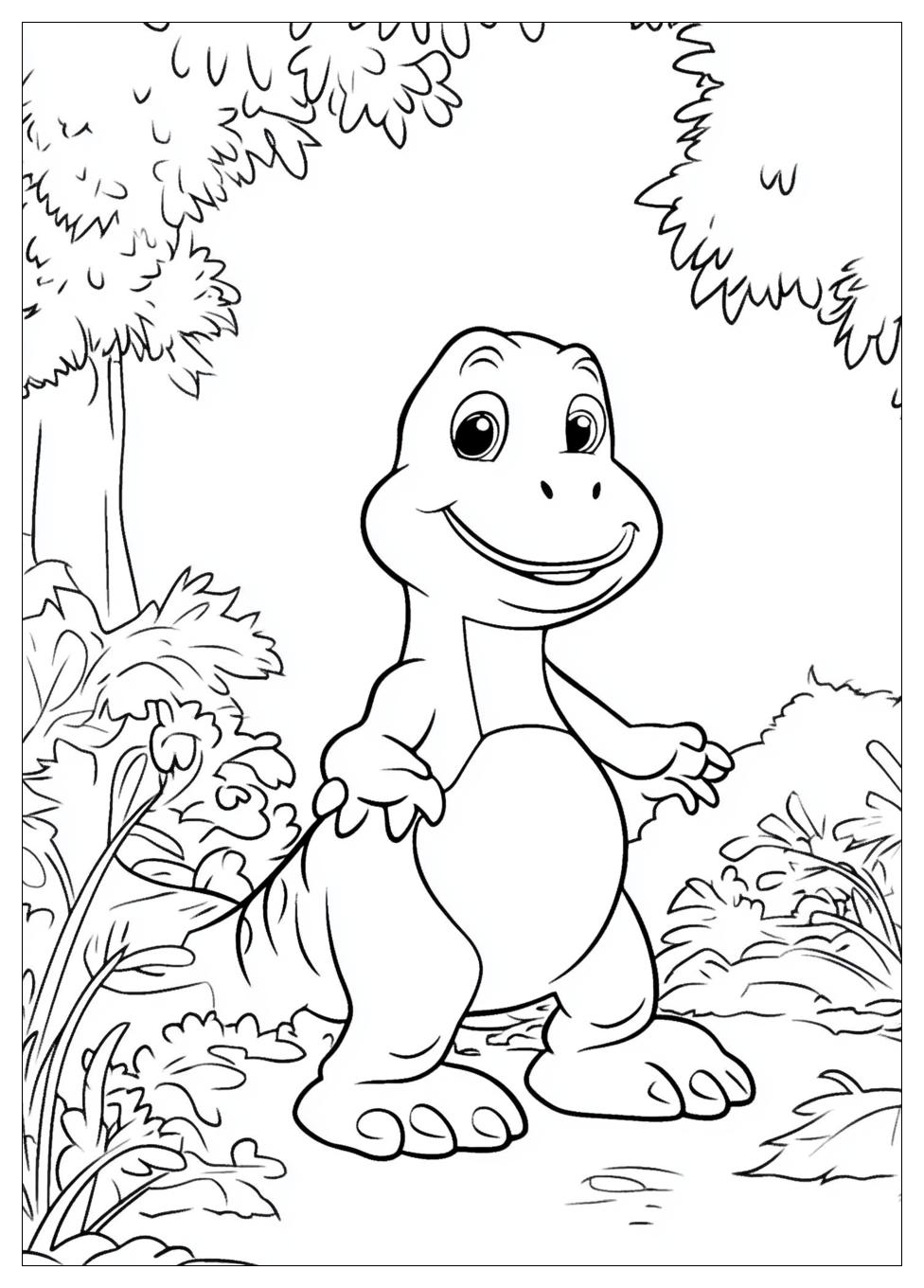 Barney Coloring Pages-9