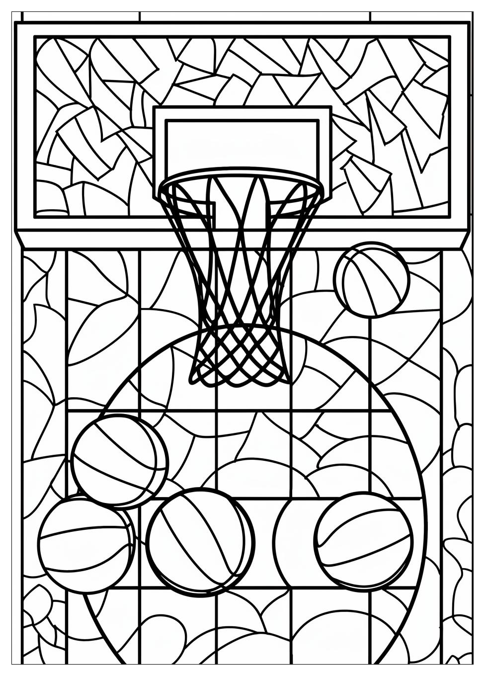 Basketball Coloring Pages-10