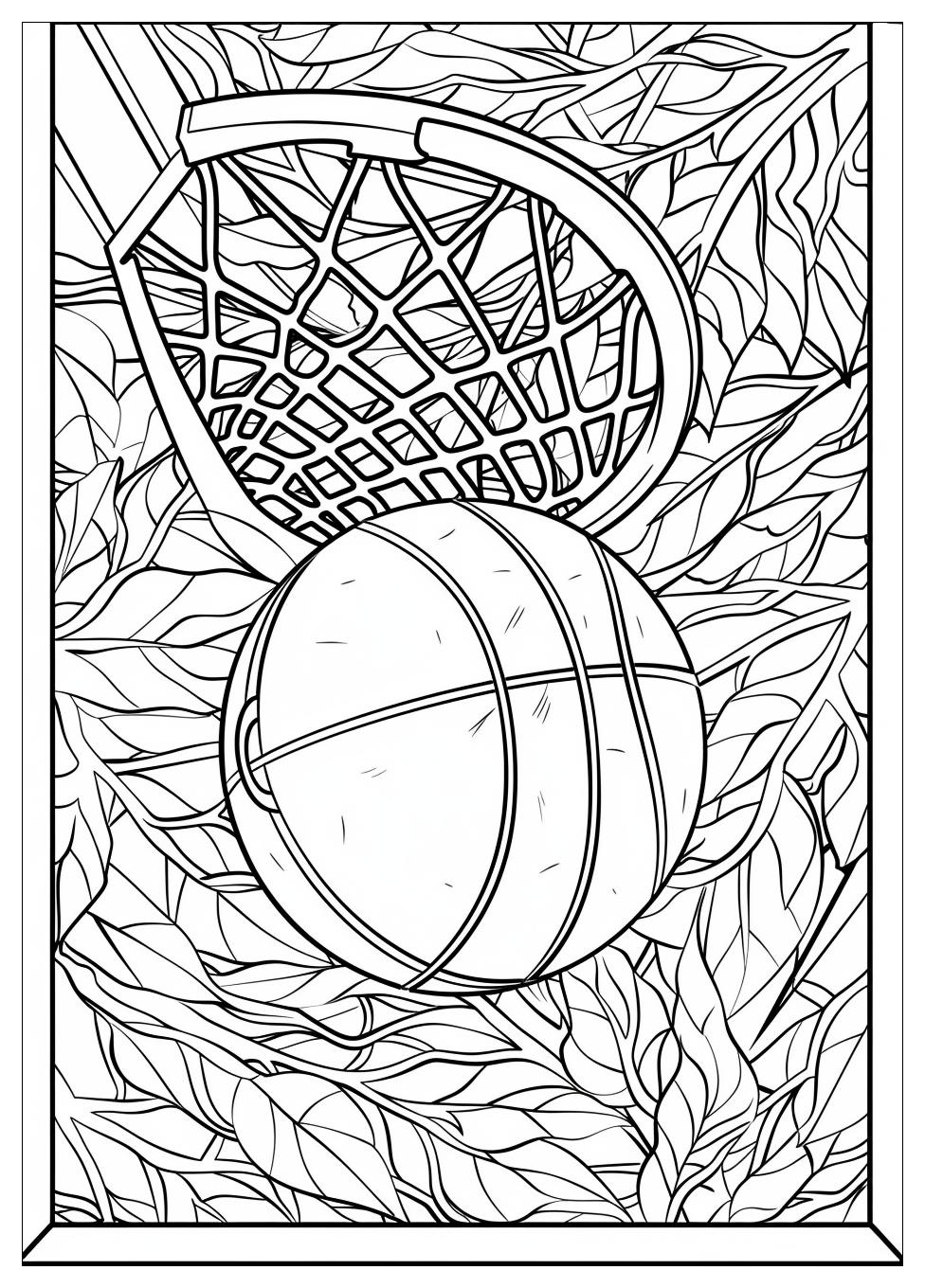 Basketball Coloring Pages-18
