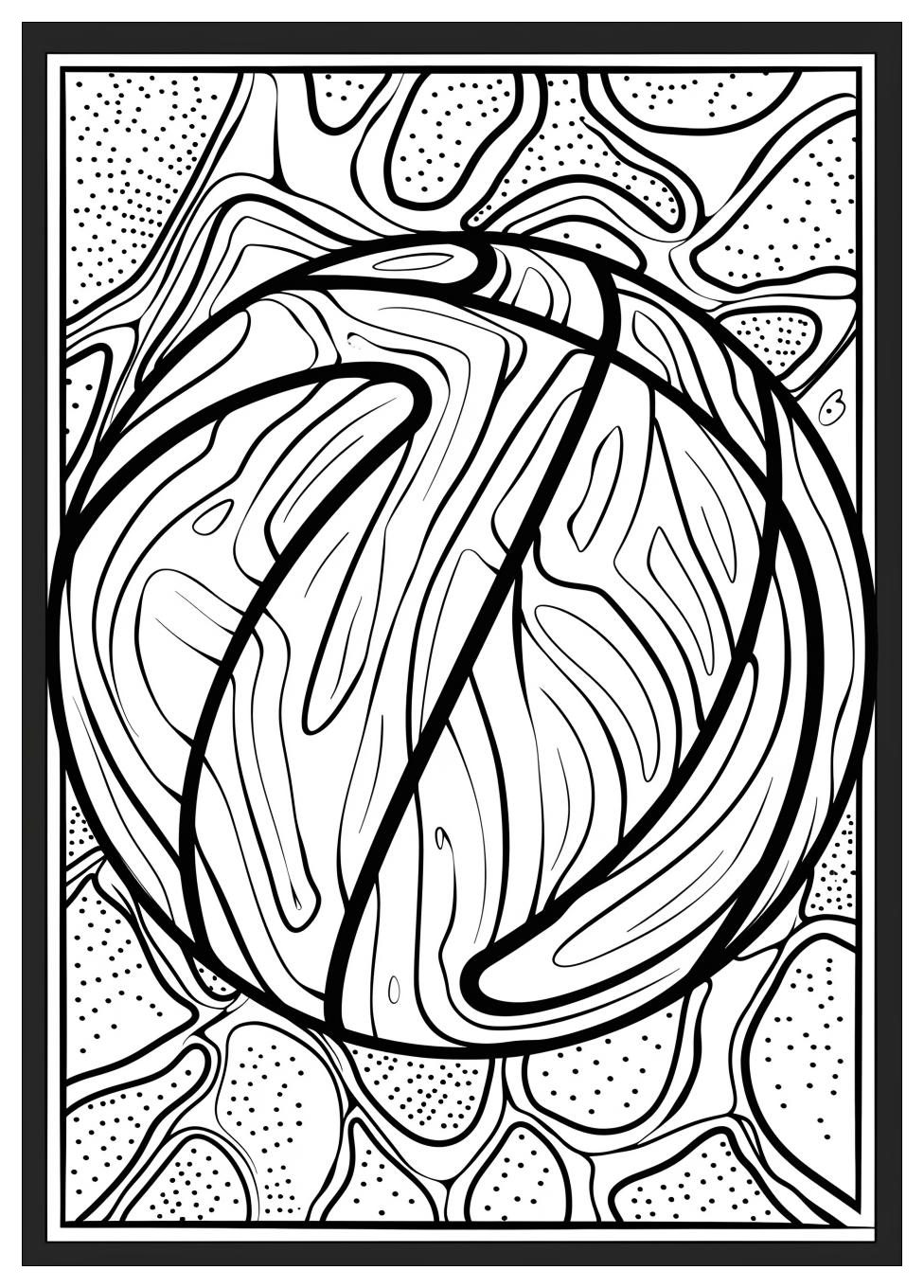 Basketball Coloring Pages-4