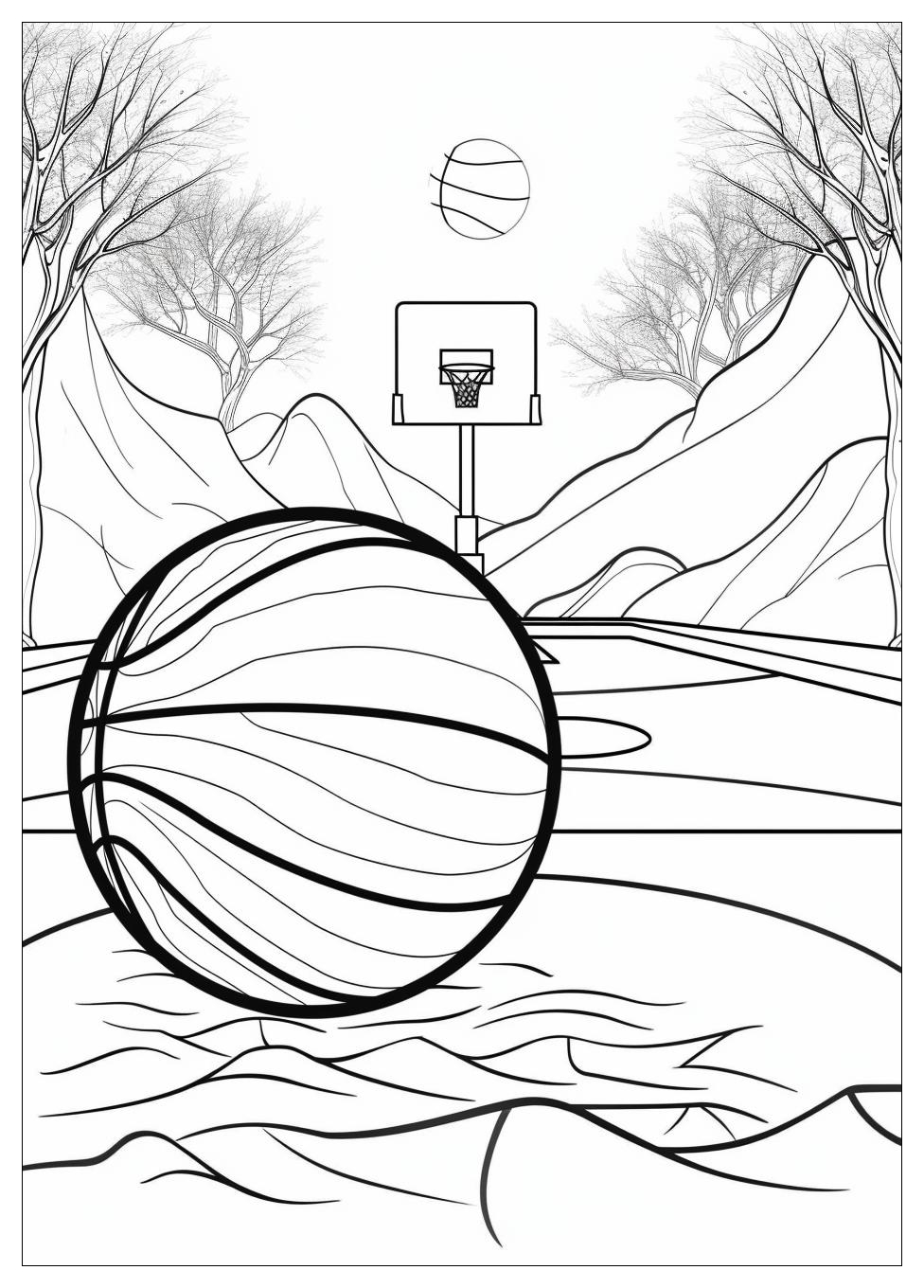 Basketball Coloring Pages-7