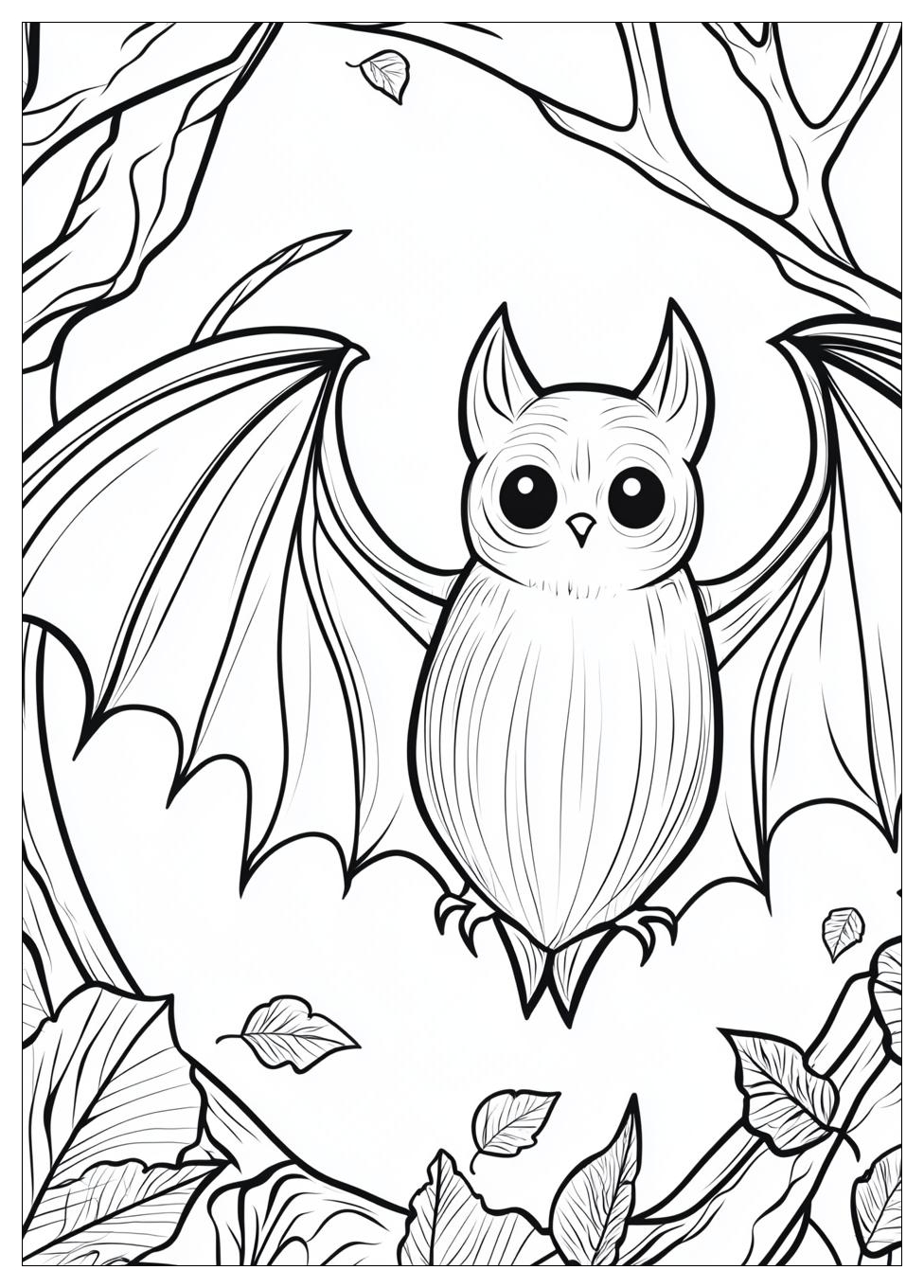 Bat Coloring Pages-1