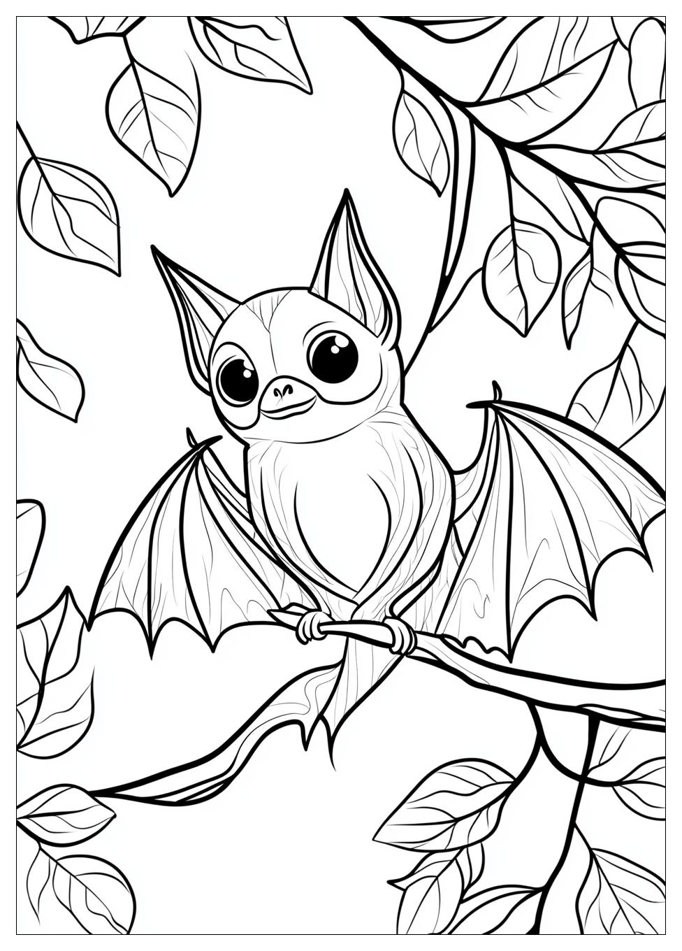 Bat Coloring Pages-10