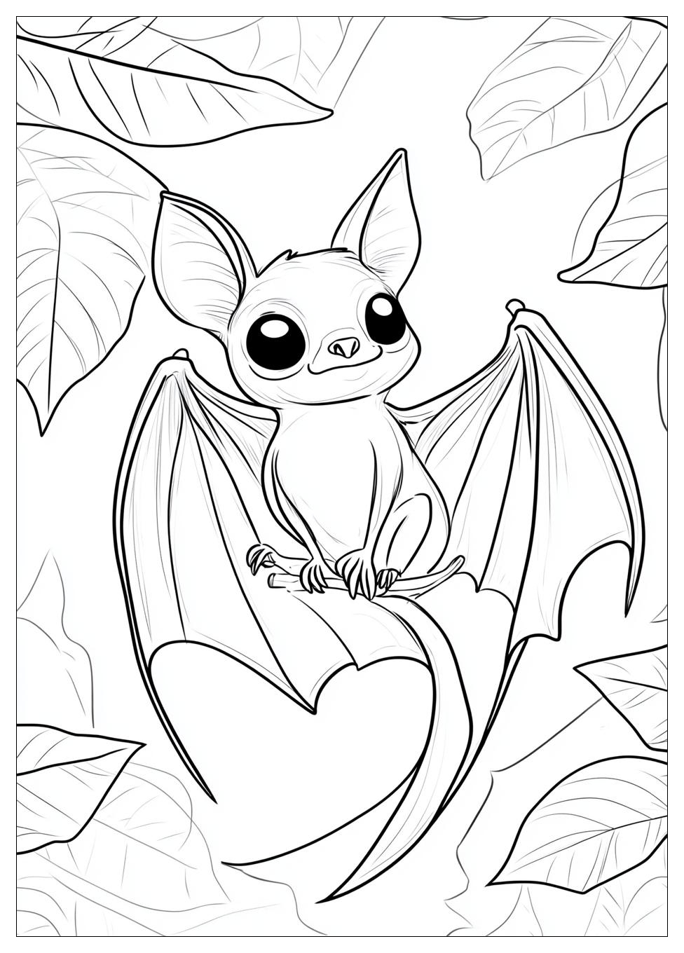 Bat Coloring Pages-11
