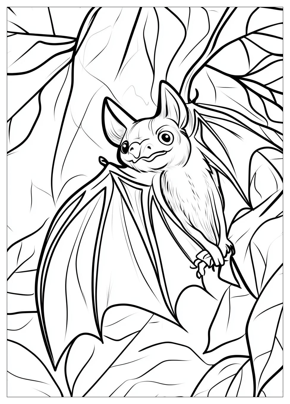 Bat Coloring Pages-12