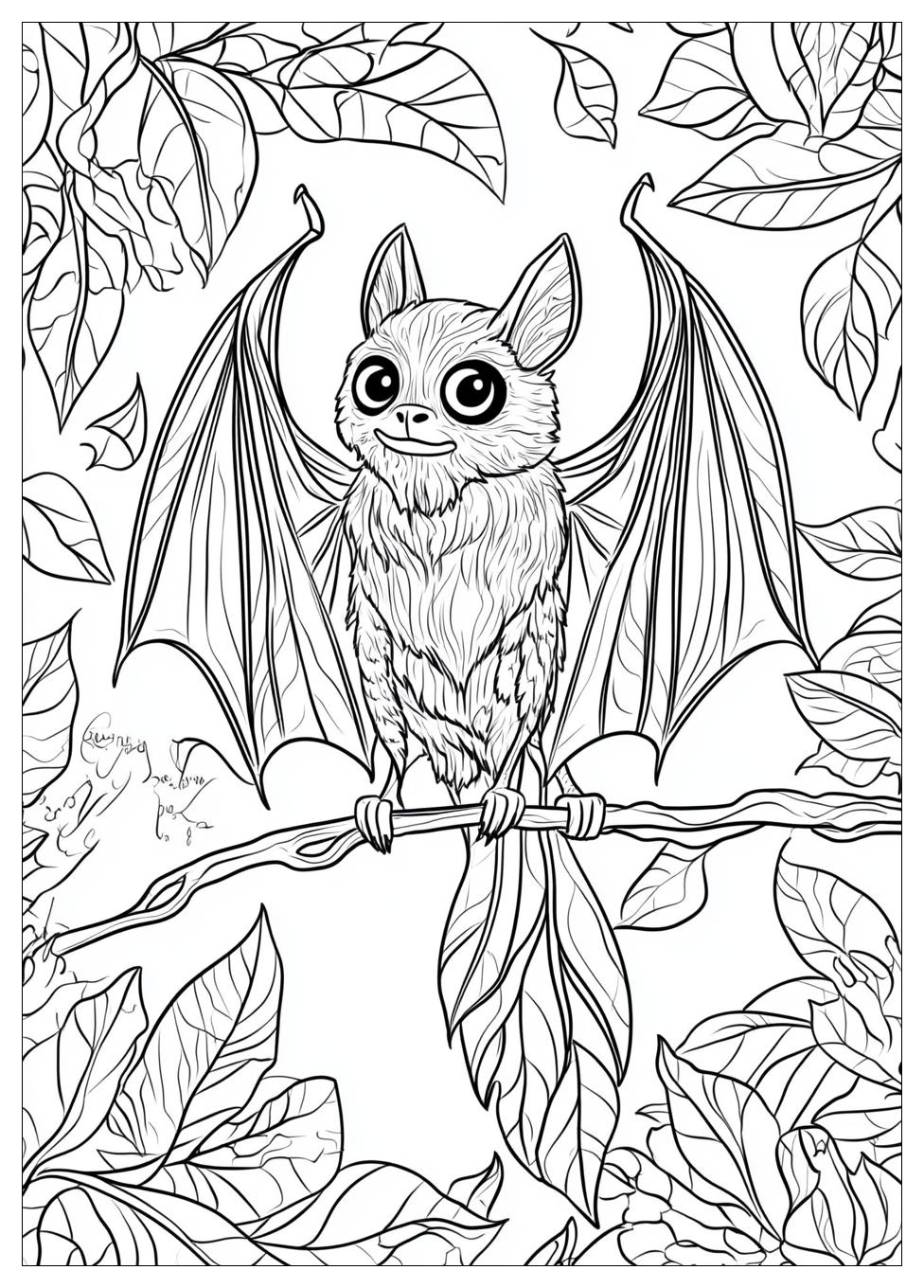 Bat Coloring Pages-14