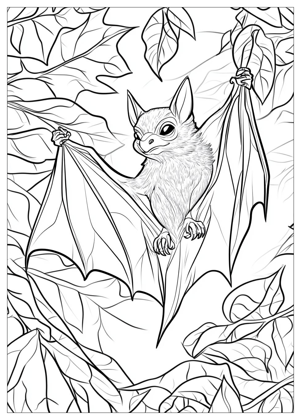Bat Coloring Pages-17