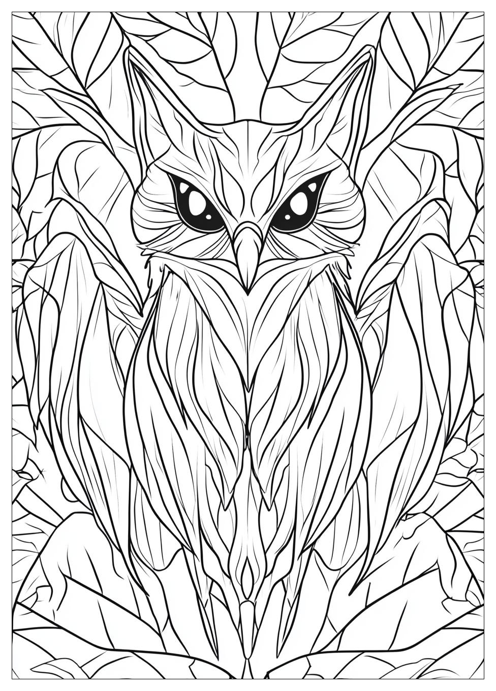 Bat Coloring Pages-18