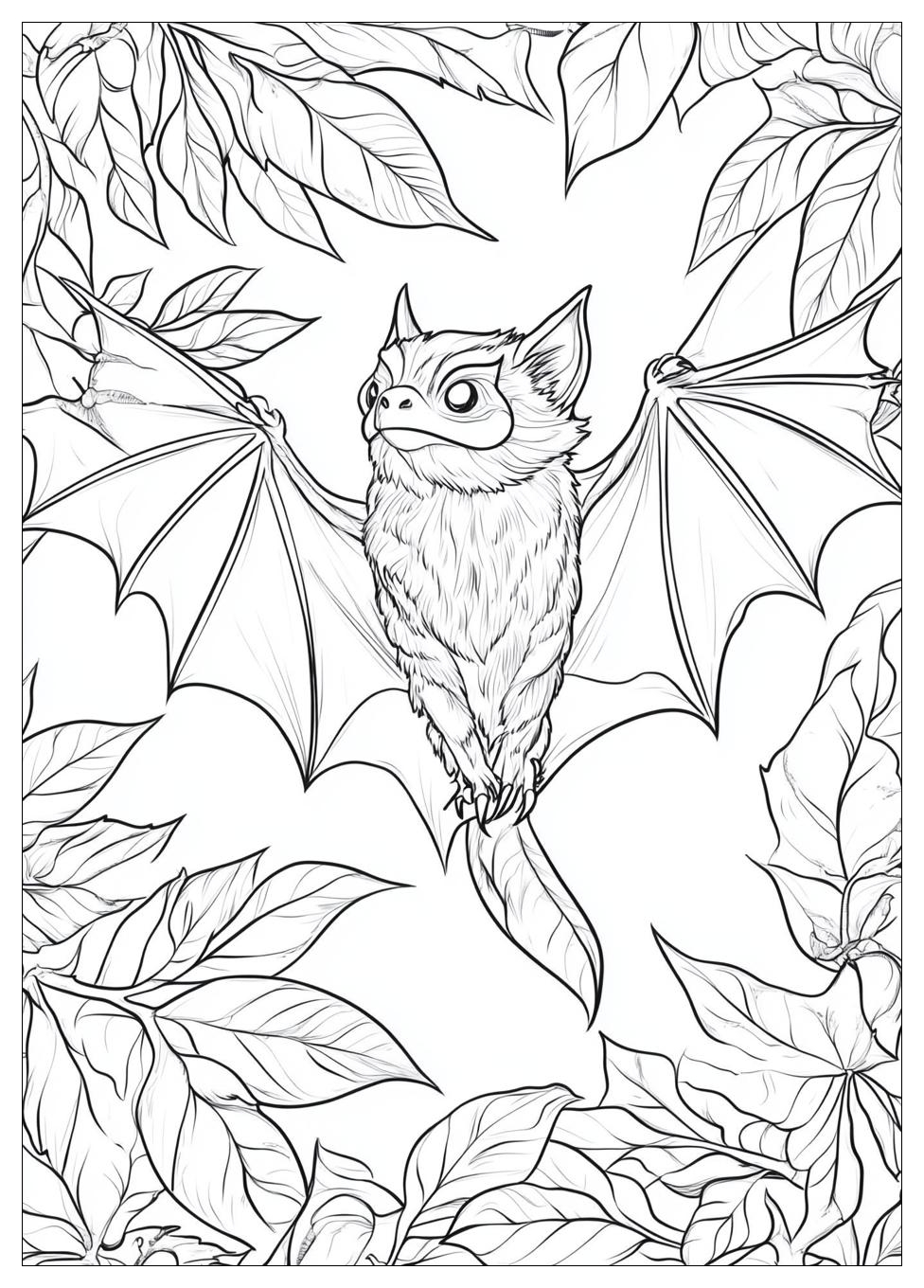 Bat Coloring Pages-19