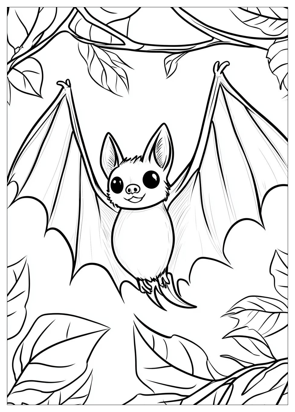 Bat Coloring Pages-3