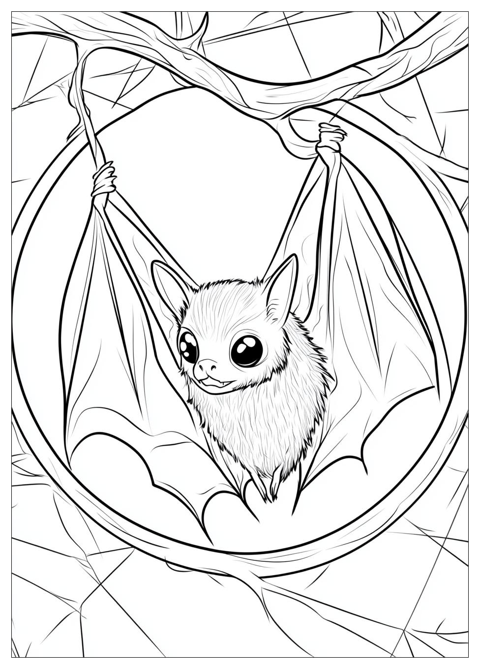Bat Coloring Pages-4