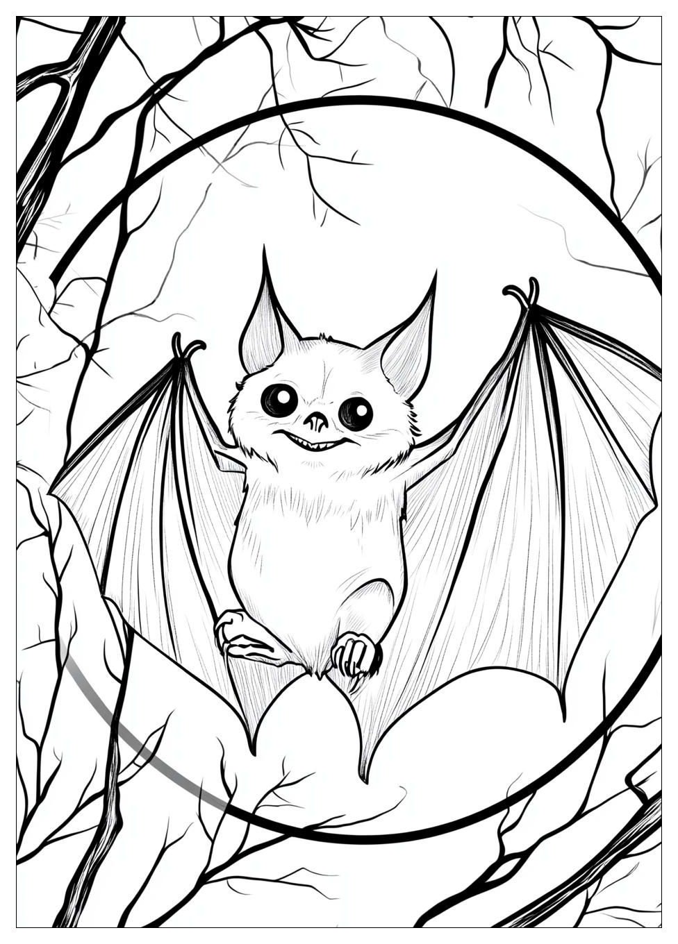 Bat Coloring Pages-5