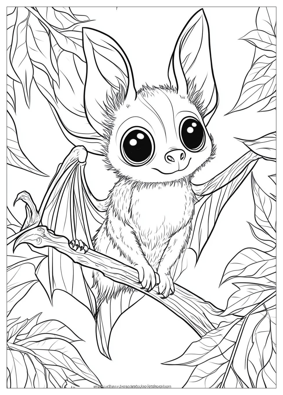 Bat Coloring Pages-9