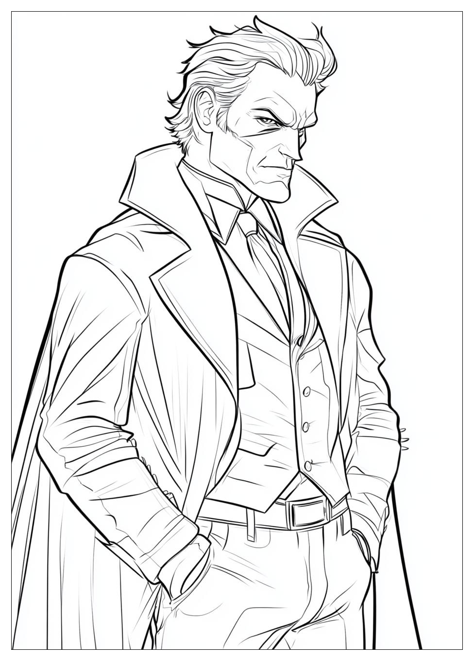 Batman and Joker Coloring Pages-11
