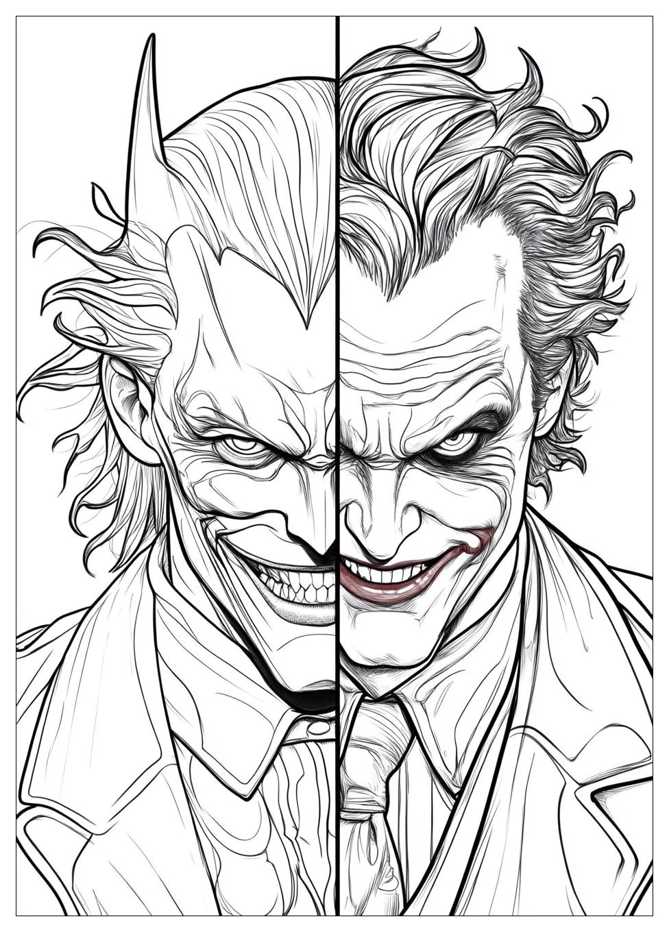 Batman and Joker Coloring Pages-12