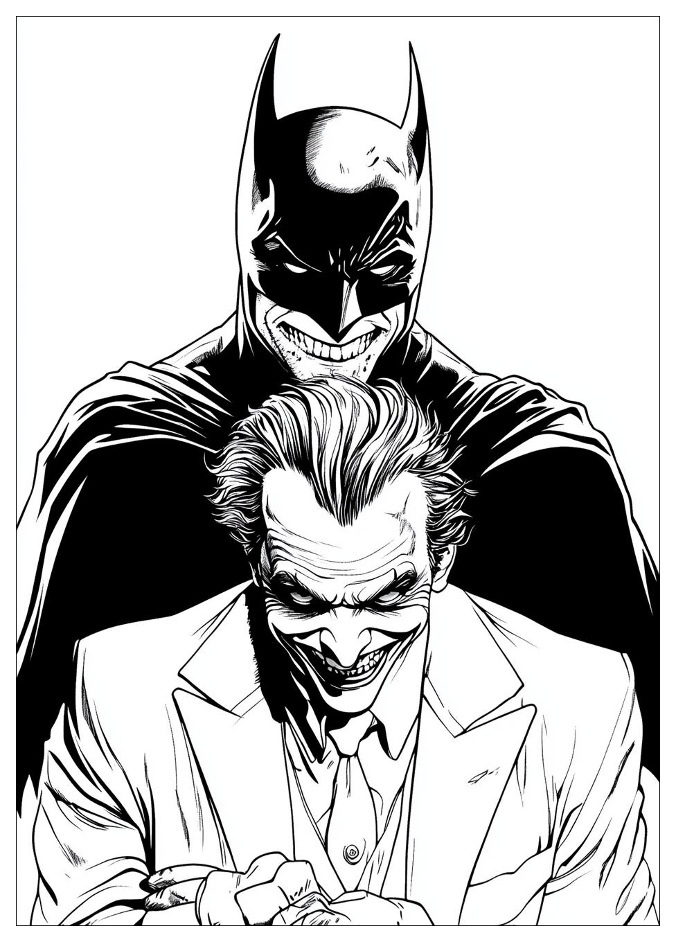 Batman and Joker Coloring Pages-14