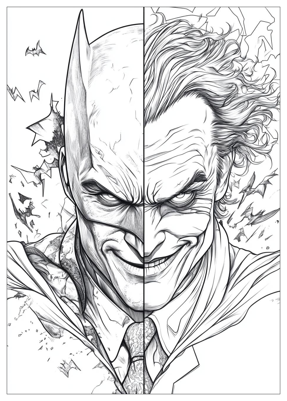 Batman and Joker Coloring Pages-15