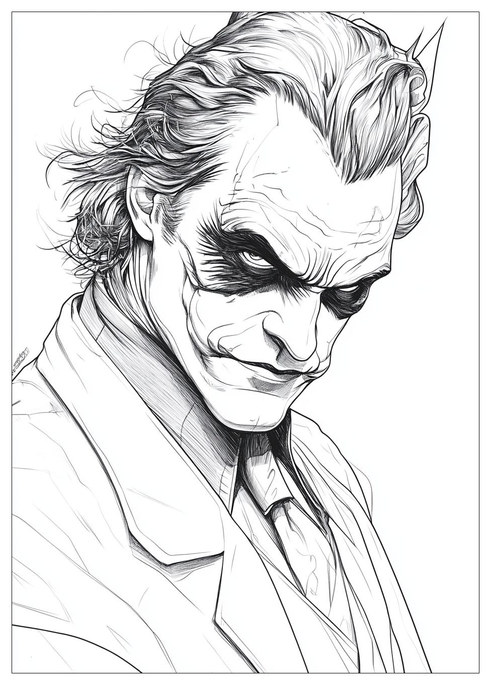 Batman and Joker Coloring Pages-19