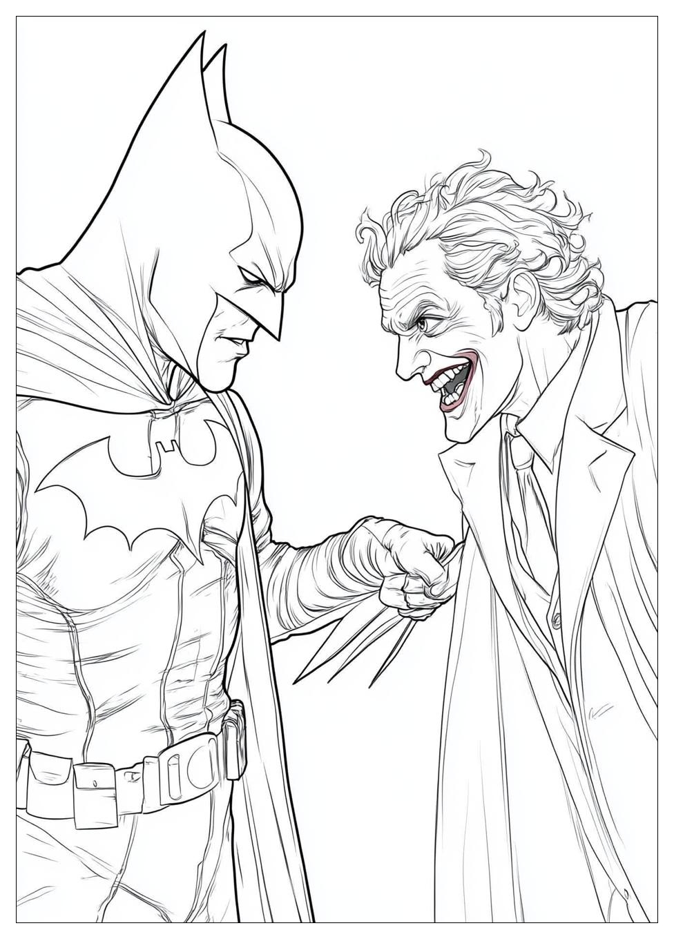 Batman and Joker Coloring Pages-3