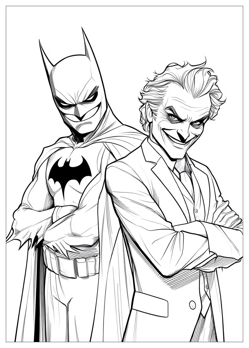 Batman and Joker Coloring Pages-4