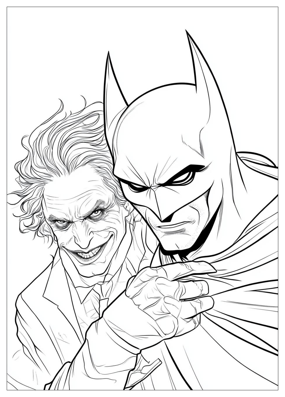 Batman and Joker Coloring Pages-5