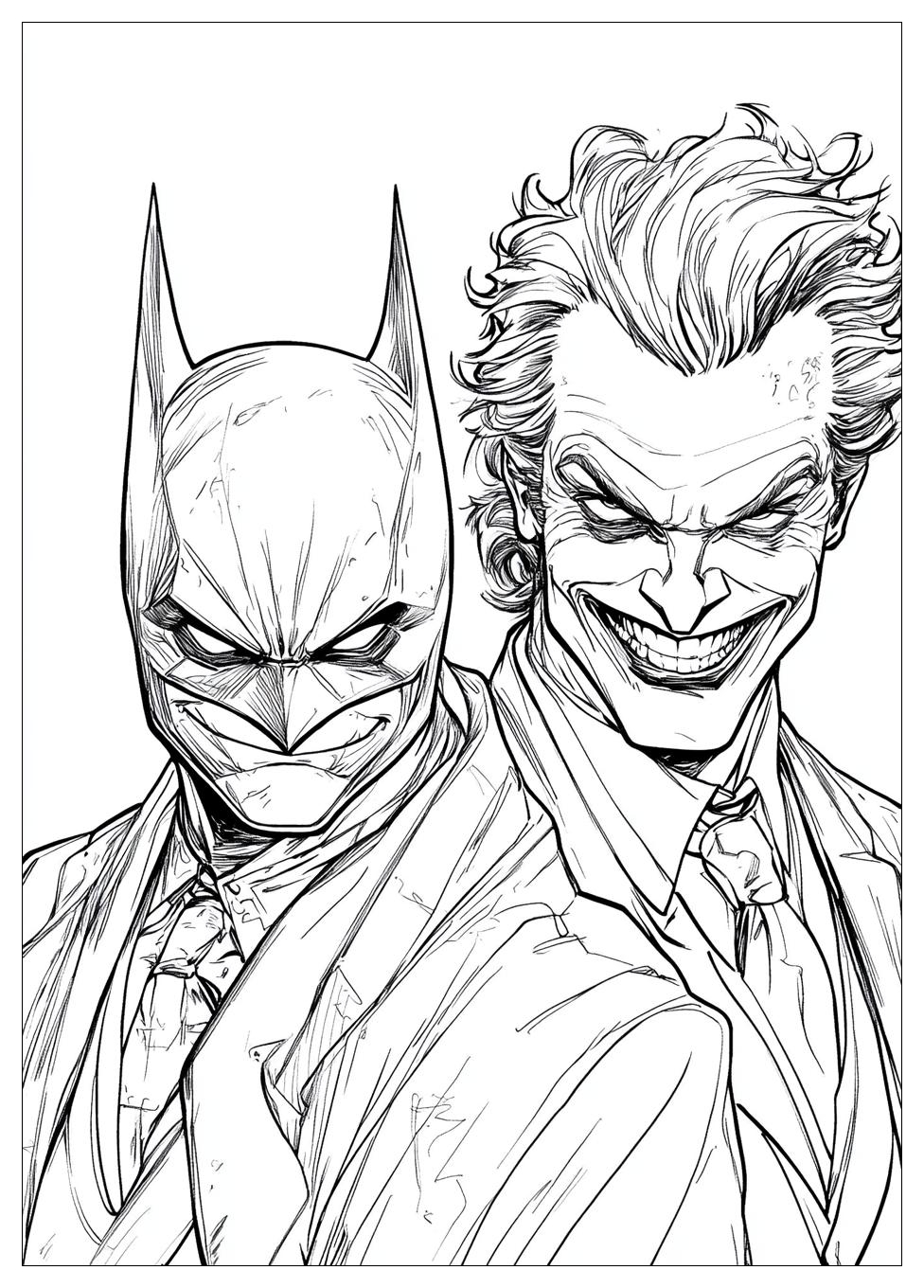 Batman and Joker Coloring Pages-7