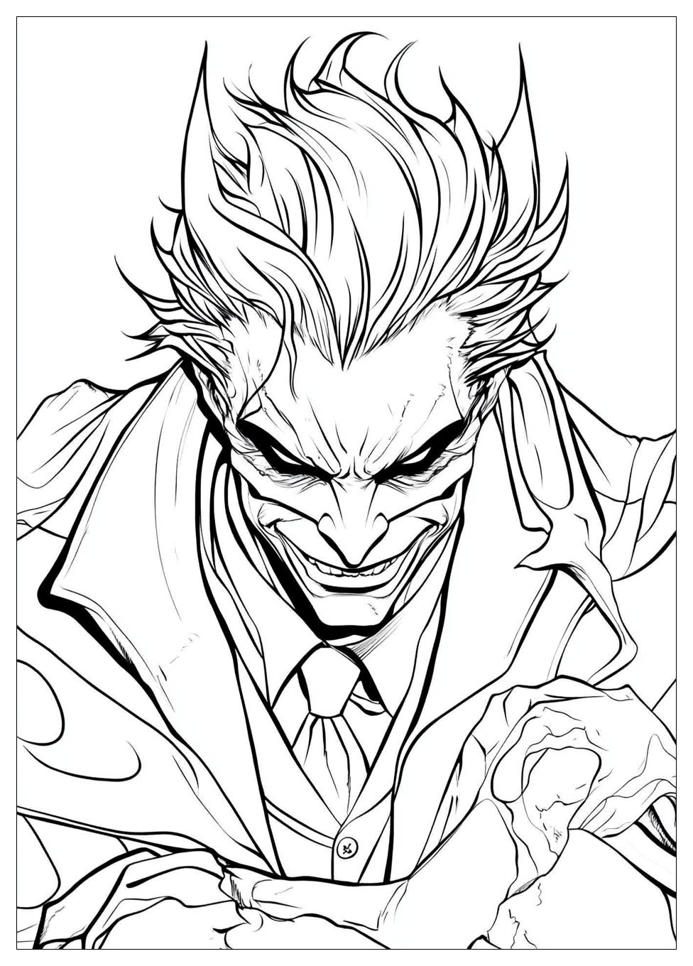 Batman and Joker Coloring Pages-9