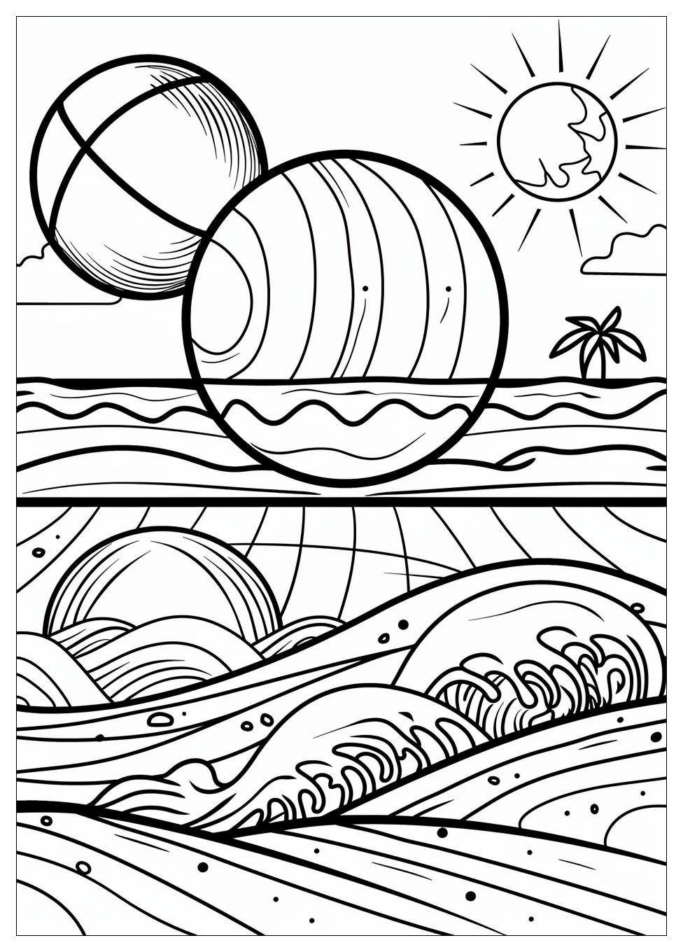Beach Ball Coloring Pages-10