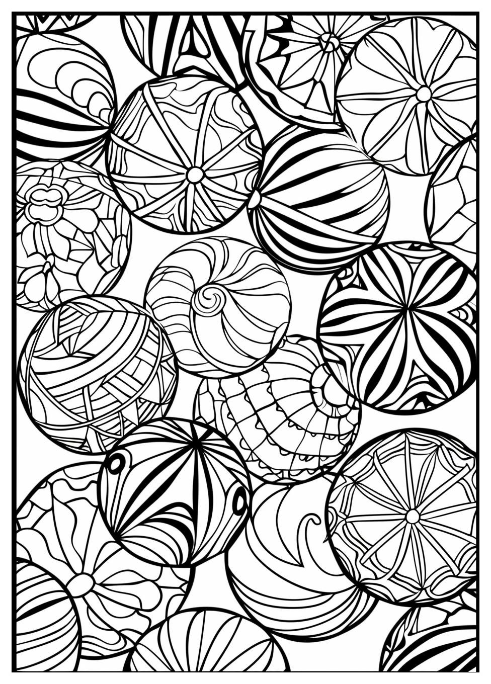Beach Ball Coloring Pages-13