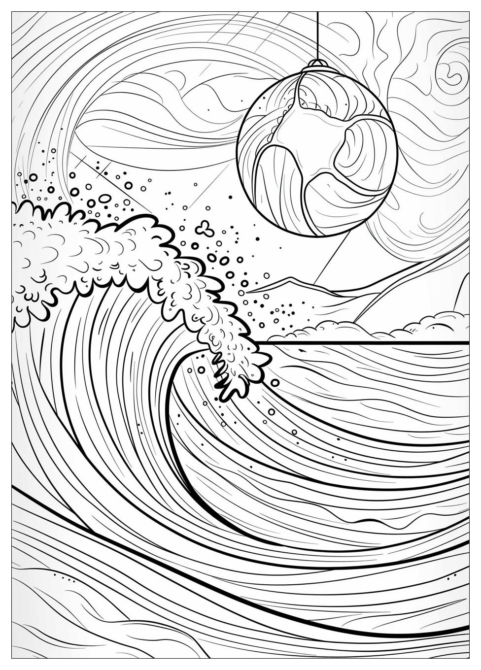 Beach Ball Coloring Pages-14