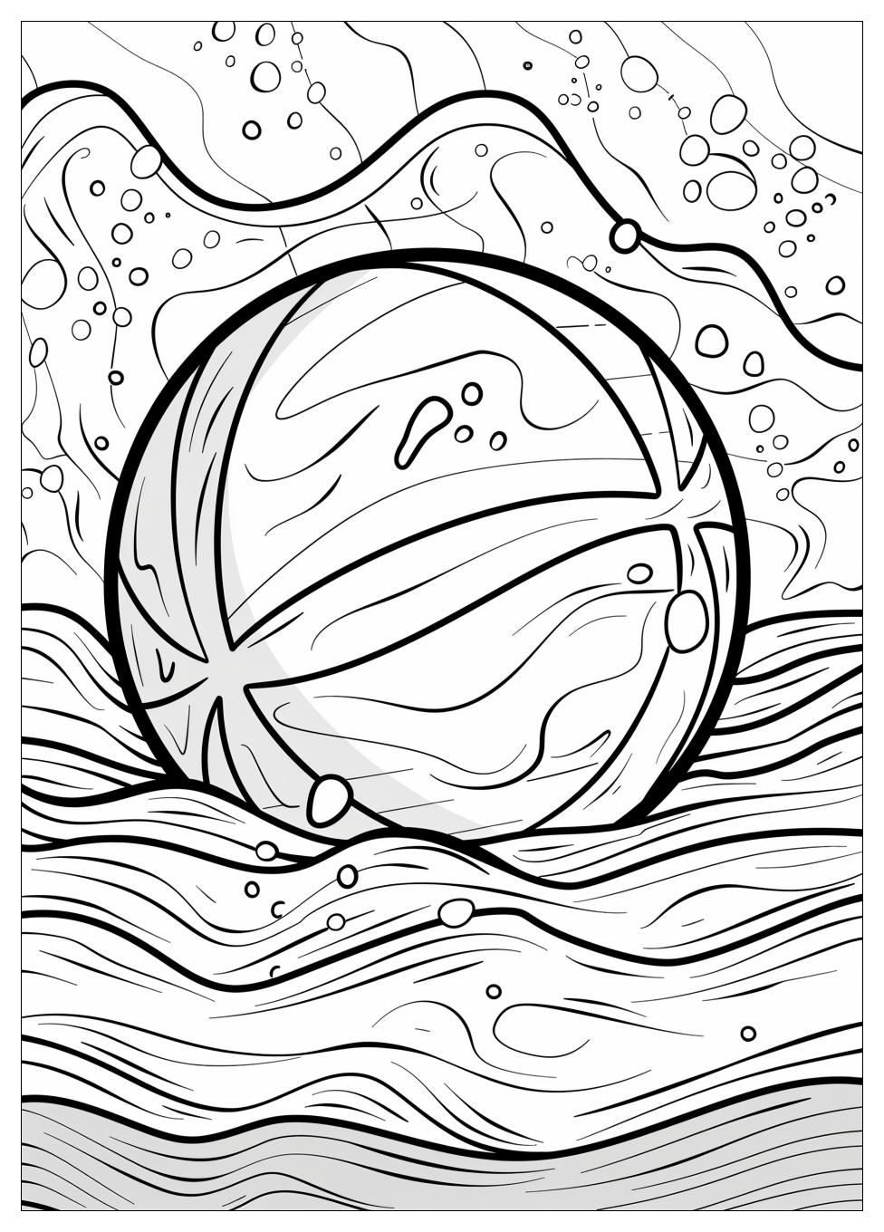 Beach Ball Coloring Pages-3