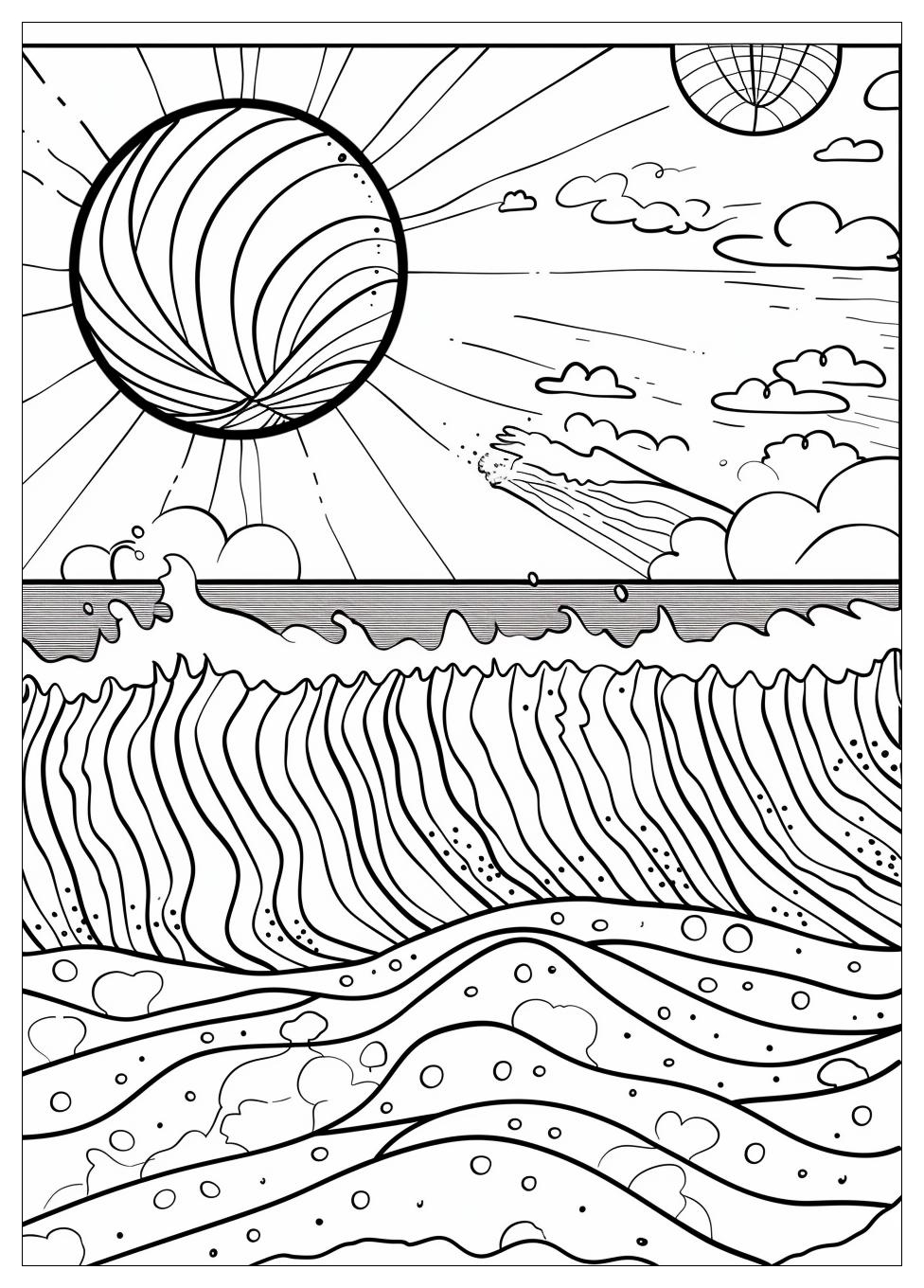 Beach Ball Coloring Pages-7
