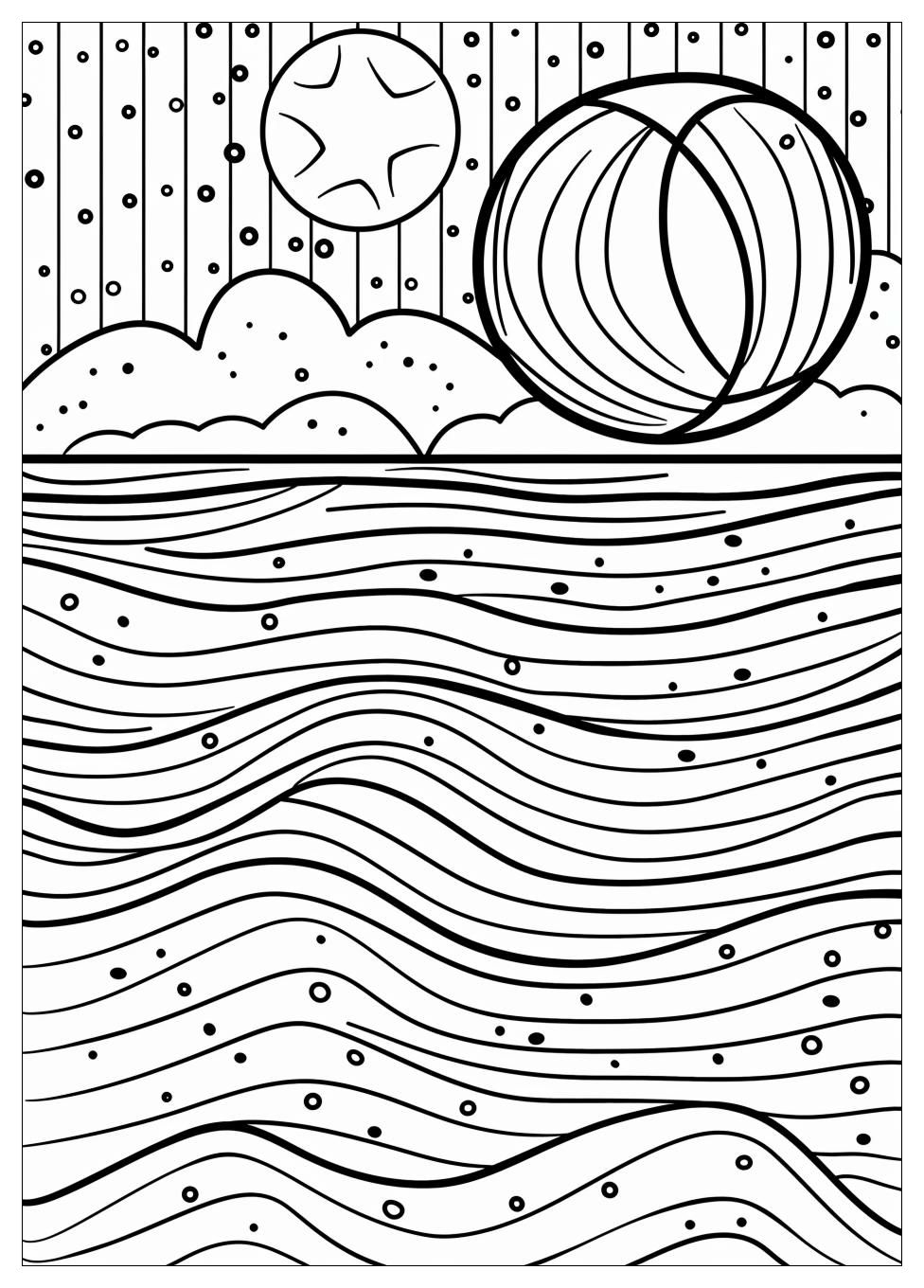 Beach Ball Coloring Pages-8