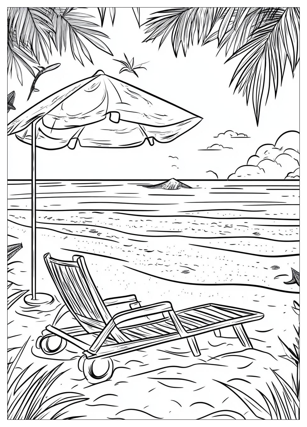 Beach Coloring Pages-1