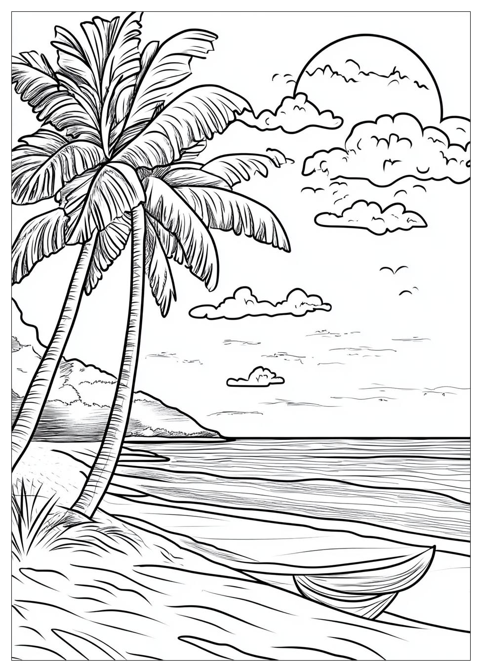 Beach Coloring Pages-10