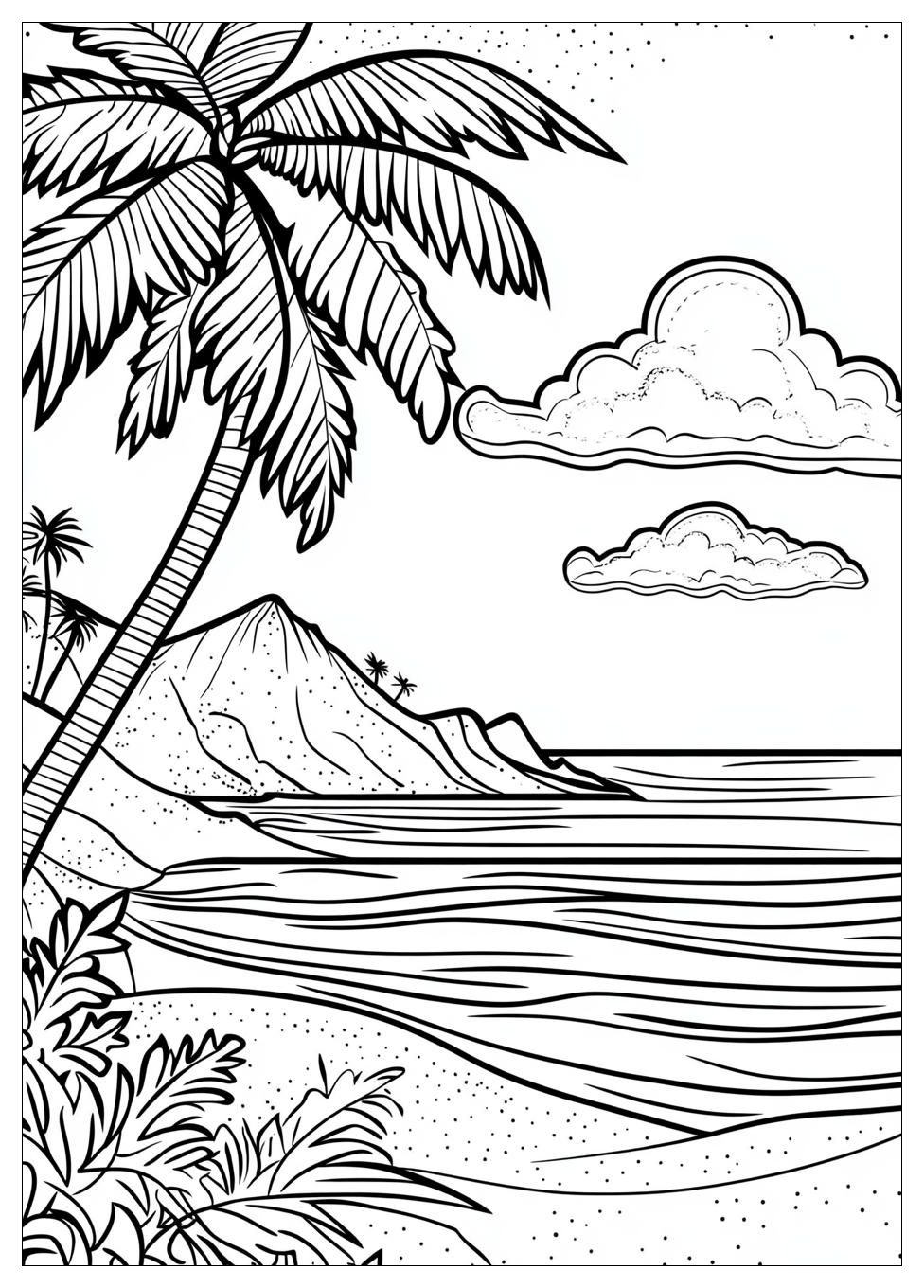 Beach Coloring Pages-11