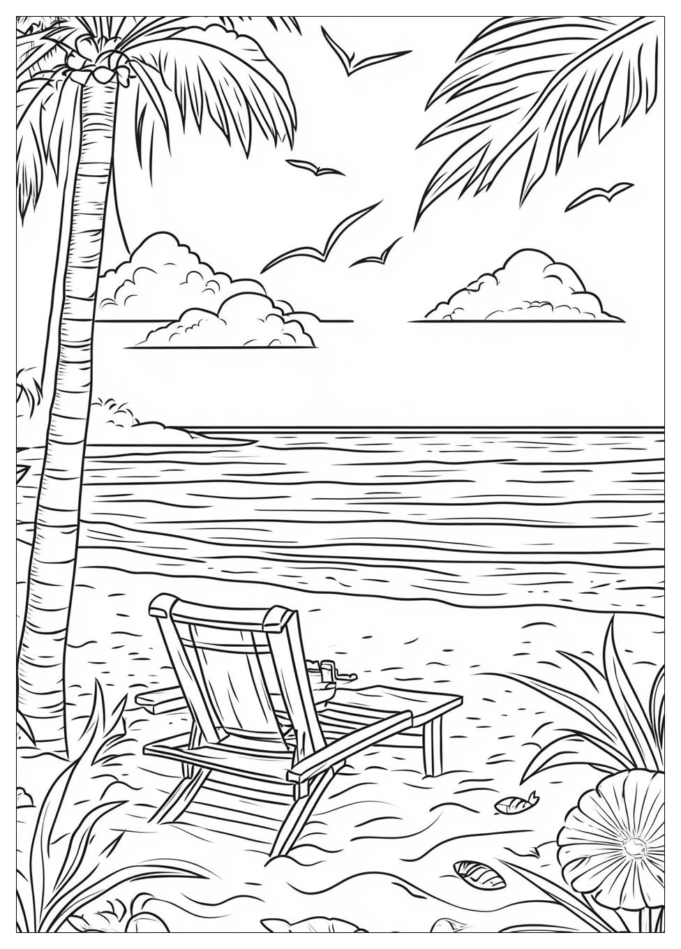 Beach Coloring Pages-12